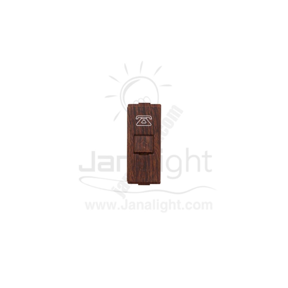 بريزة تلفون خشبي فورميكا SANSHE Formika Phone Socket Sanshe